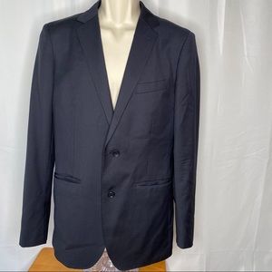 Bonobos Navy Blazer 38L Marzotto Italian Wool Slim